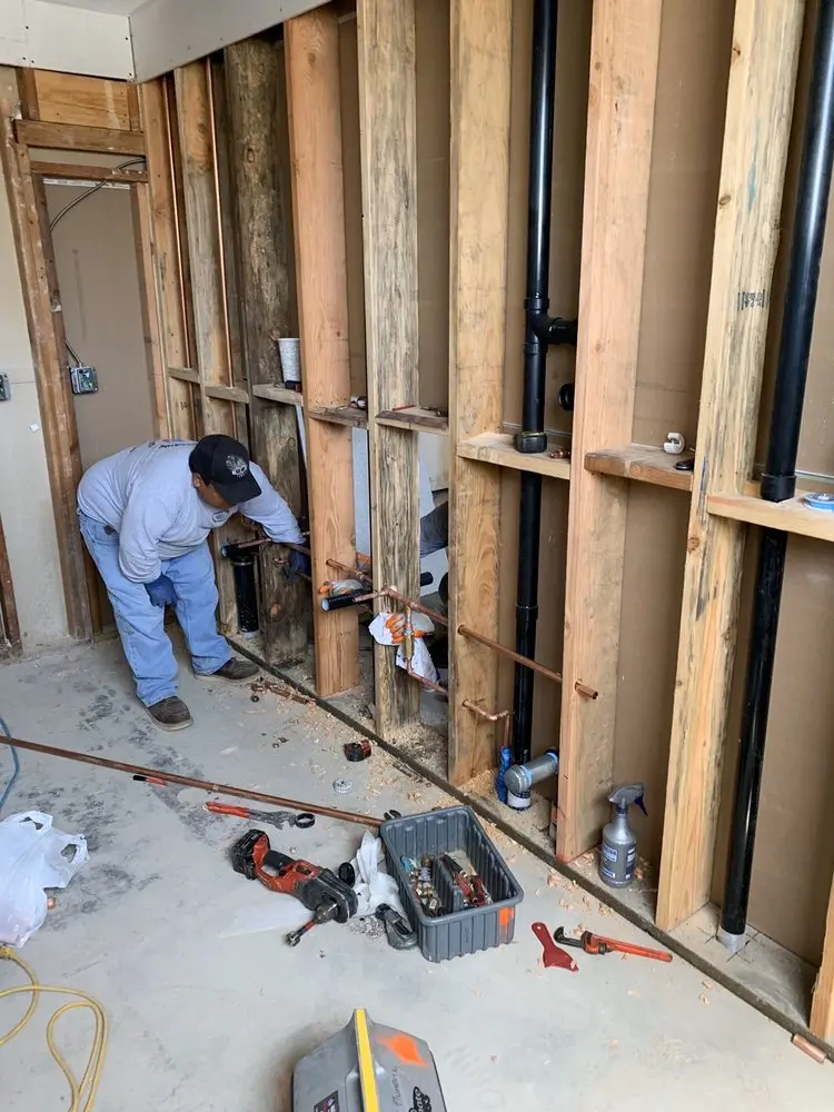 Commercial rough-in plumbing for Water Heater Replacement in Spice Ranch